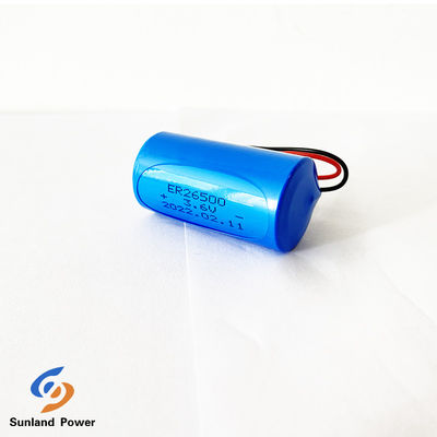 باتری غیر قابل شارژ 3.6 ولت LiSOCL2 ER26500 9AH با کانکتور JST برای تجهیزات دفع پشه